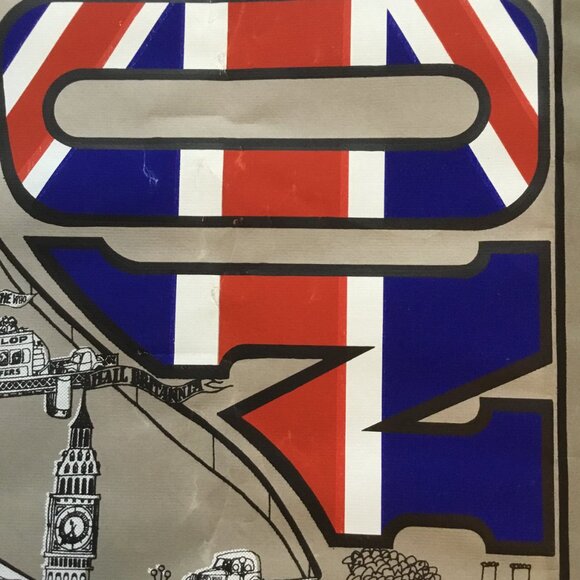 David Schiller London Music Pictorial Map Sparta Graphics Poster Print 1968 - Picture 2 of 15